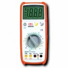 防表筆誤插裝置;數(shù)據(jù)保持,顯 示 器：最大顯示數(shù)1999，字高28mm,直流電壓;交流電壓;直流電流;交流電流;電阻;電容,帶蜂鳴器通斷測(cè)試;二極管測(cè)試;晶體管hFE測(cè)試. 
