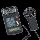 AVM-05 測溫度 /風速/風量計.風量 (CFM,CMM).瞬間,平均、 2/3最大風量測量.風速 m/s,ft/min,knots,Km/hr,mph.LCD雙顯示 .  溫度測量℃ / ℉ 切換 .準確性 :± 3% ± 0.1dgts 


