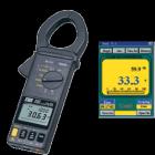 TES-3063交流、直流功率鉤表.4000筆連續(xù)紀錄，25筆單筆紀錄,有效功率(KW)/視在功率(KVA)/功率因素(PF)測量,最小值/最大值鎖定功能,峰值鎖定功能,LCD雙顯示∶KW + PF, KVA + PF, V+A,LCD雙顯示∶A + HZ, V + HZ 

