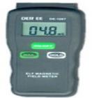 DE-1008   ELF電磁場(chǎng)測(cè)試儀。應(yīng)用于電源線，電腦顯示器，電視機(jī)，視頻/音頻，微波爐的工頻磁場(chǎng)及類(lèi)似儀器等。量程: 0.1-200mG/1-2000mG/0.01uT-20uT/0.1uT-200uT。準(zhǔn)確度：± (3%rdg+3dgt) at 50Hz/60Hz。頻寬：30HZ-400Hz


