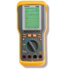 DMM-740  萬(wàn)用示波表。取樣率：20 M/秒。記錄長(zhǎng)度：256 所有模式。取樣 / 刻度：20 點(diǎn)（pixels)。帶寬：1 MHz。解析度：8 Bits。單通道。最大輸入電壓：1000 Vp-p
 
 

 

 