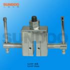 SJJ-13實(shí)驗(yàn)夾具 ,適用范圍：木塊、玻璃、皮革、紙張等片狀，塊狀物材料推拉力，破壞力測試。 最大負(fù)荷：5000N