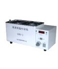 HH-2水浴鍋.工作水箱不銹鋼成形，抗腐蝕性能強(qiáng)。溫控精確，數(shù)字顯示，自動控溫。帶有磁力攪拌，工作中水溫均勻。孔數(shù):2
加熱功能:500W.熔絲管:3A.溫控范圍:室溫-100℃.溫升速度:從室溫升至-100℃≤±70mins.溫度均勻性:±1℃.使用環(huán)境:環(huán)境溫度 16-40℃, 相對溫度≤80℃.控溫精度:≤±1℃