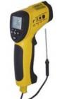 二合一測(cè)溫儀 DT-8833 量程范圍：非接觸紅外測(cè)溫儀，內(nèi)置式激光瞄準(zhǔn)測(cè)量溫度可達(dá)-50~800℃；外接K型熱電偶范圍-50～1370℃；距離與目標(biāo)尺寸比為13：1；℃/℉可轉(zhuǎn)換和自動(dòng)關(guān)機(jī)功能

