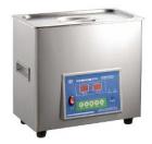 SB-120DT型超聲波清洗機(jī),內(nèi)槽尺寸：240×140×150mm ,容量：5L.工作頻率：40KHz. 超聲功率：120W.加熱功率:800W.溫度可調(diào):室溫-60℃. 時(shí)間可調(diào)：1-600min. 數(shù)顯累計(jì)時(shí)間：99999h
