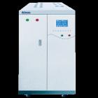 AN97075TSH  單相輸出程控變頻電源 輸出電壓低檔1～150V，高檔1～300V，效率高于85％。輸出容量：75KVA；電路方式：大屏幕液晶（320*240）顯示，IGBT/PWM脈沖寬度調(diào)節(jié)方式；工作方式：普通方式/步階方式（編程）/漸變方式（編程）
