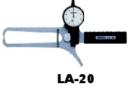  LA-20 大型針盤式外卡規(guī) .最小讀值:0.1MM.測量范圍:0-80MM;量測喉深:125MM