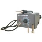 ·采用不銹鋼體發(fā)熱芯，與傳統(tǒng)陶瓷發(fā)熱芯比，延長發(fā)熱芯壽命，測溫頭與烙鐵頭緊密接觸，測溫靈敏，回溫迅速。

·發(fā)熱芯與烙鐵頭分體設(shè)計，焊咀與國際品牌相同，比一體化發(fā)熱體大大節(jié)省了使用成本，烙鐵頭更換方便。

·27V低壓輸出，穩(wěn)定的接地阻抗，絕對能夠保護敏感元件及工作人員的安全。

·手柄設(shè)計輕巧，適合長時間使用。

·特別適用于SMD元件的手工貼裝、返修和普通直插式元器件的焊接，以及其他不同工藝要求的焊接工作。

·溫度鎖定（機械式），防止操作人員誤調(diào)溫度。

