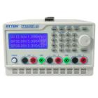 特點(diǎn)及優(yōu)點(diǎn)

·數(shù)字化可編程程控電源。

·3路可調(diào)輸出，具有獨(dú)立、串聯(lián)、并聯(lián)三種工作模式。

·192*64LCD顯示器，可同時(shí)顯示多組設(shè)定及輸出值(可變更顯示模式)。

·窗口化直覺(jué)式智能型操作接口，方便使用者操作。

·搞穩(wěn)定度、低漂移。

·過(guò)電壓、過(guò)電流、過(guò)溫度保護(hù)等多重保護(hù)方式。

·智能型風(fēng)扇控制(隨著輸出功率變換)。

·內(nèi)建蜂鳴器作為警告提示。

·精確軟件校正。

·飛梭旋鈕(微調(diào)與粗調(diào))

·90組設(shè)定記憶存儲(chǔ)。

·獨(dú)立、串聯(lián)、并聯(lián)模式。

·1秒的定時(shí)器為輸出工作回路(Auto Step runing)
